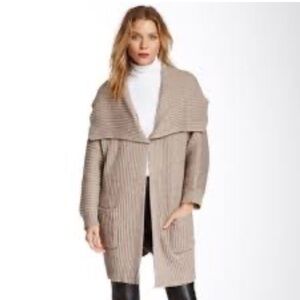 Vince Camuto - Marled Beige Women's Cardigan - L